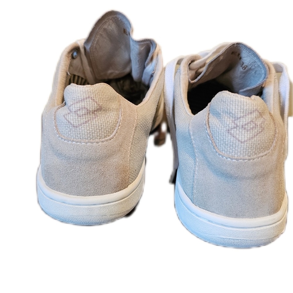 LOTTO women canvas sneakers beige size 7.5 US 38 Eur - Picture 4 of 9